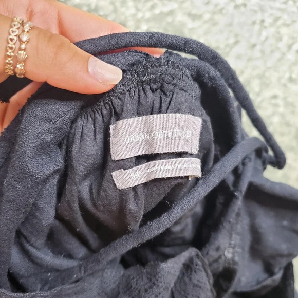 Urban Outfitters Black Embroidered Dot Dress - Picture 6 of 8